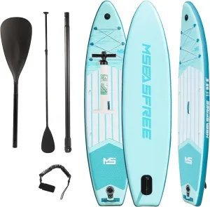 11336 Premium Inflatable Stand Up Paddle Boards with Durable SUP Paddle Board Accessories Wide Stable Design Includes Backpack Required Parts Non-Slip Comfort Deck for Youth & Adults