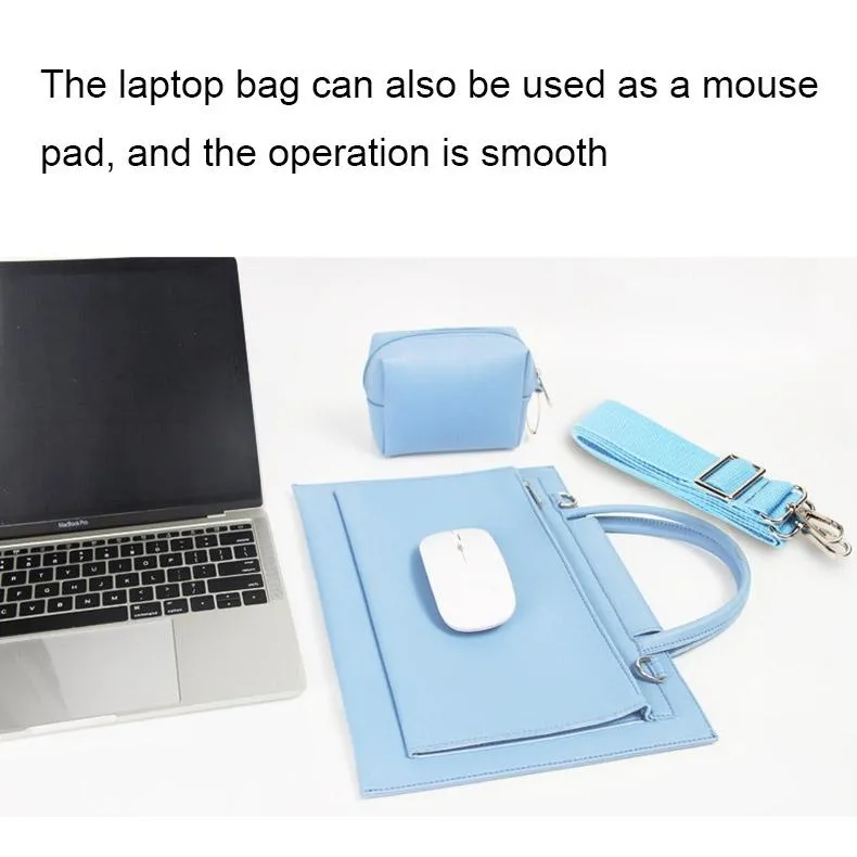 14-inch Waterproof Laptop Bag with Power Pack | Portable & Durable | Mint Green