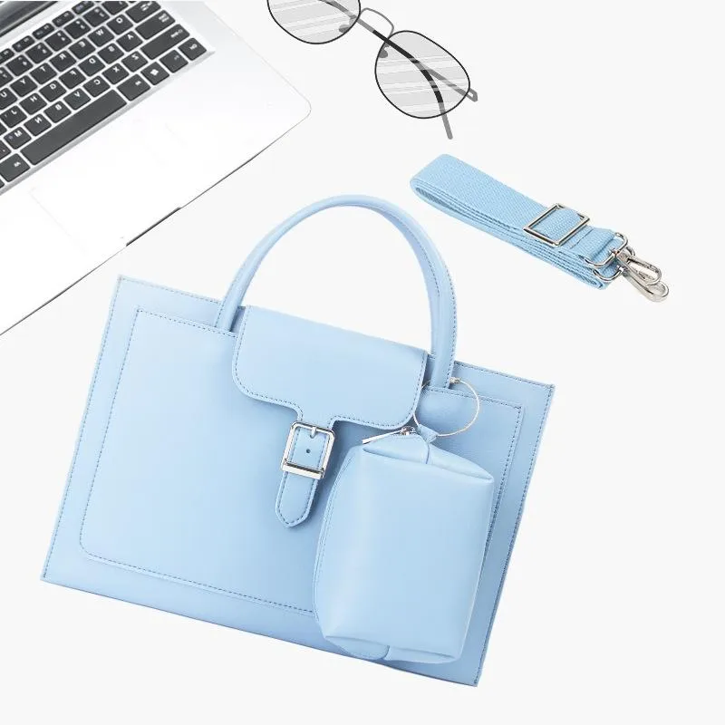 14-inch Waterproof Laptop Bag with Power Pack | Portable & Durable | Mint Green