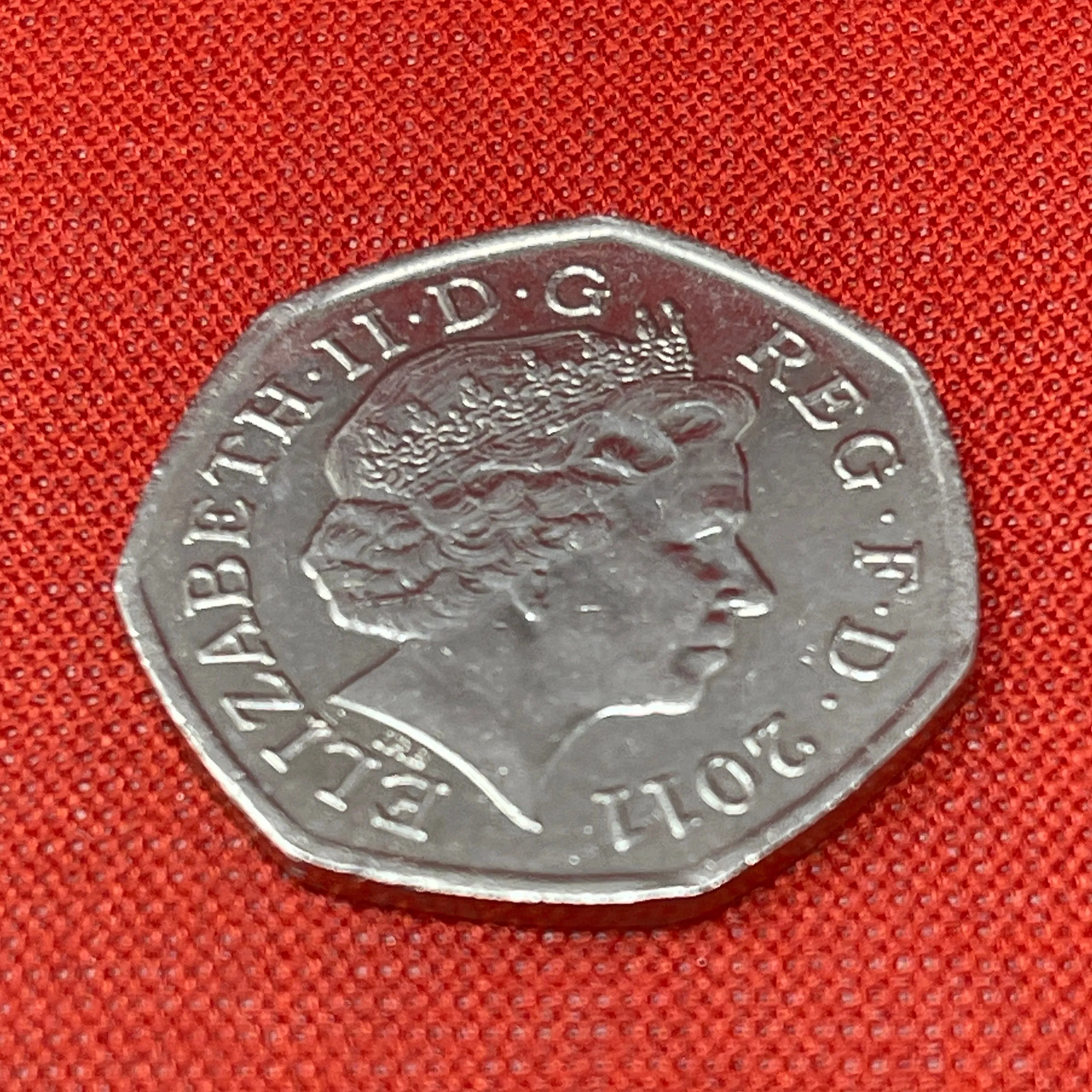 2011 London Olympic Canoeing 50p Coin Circulated