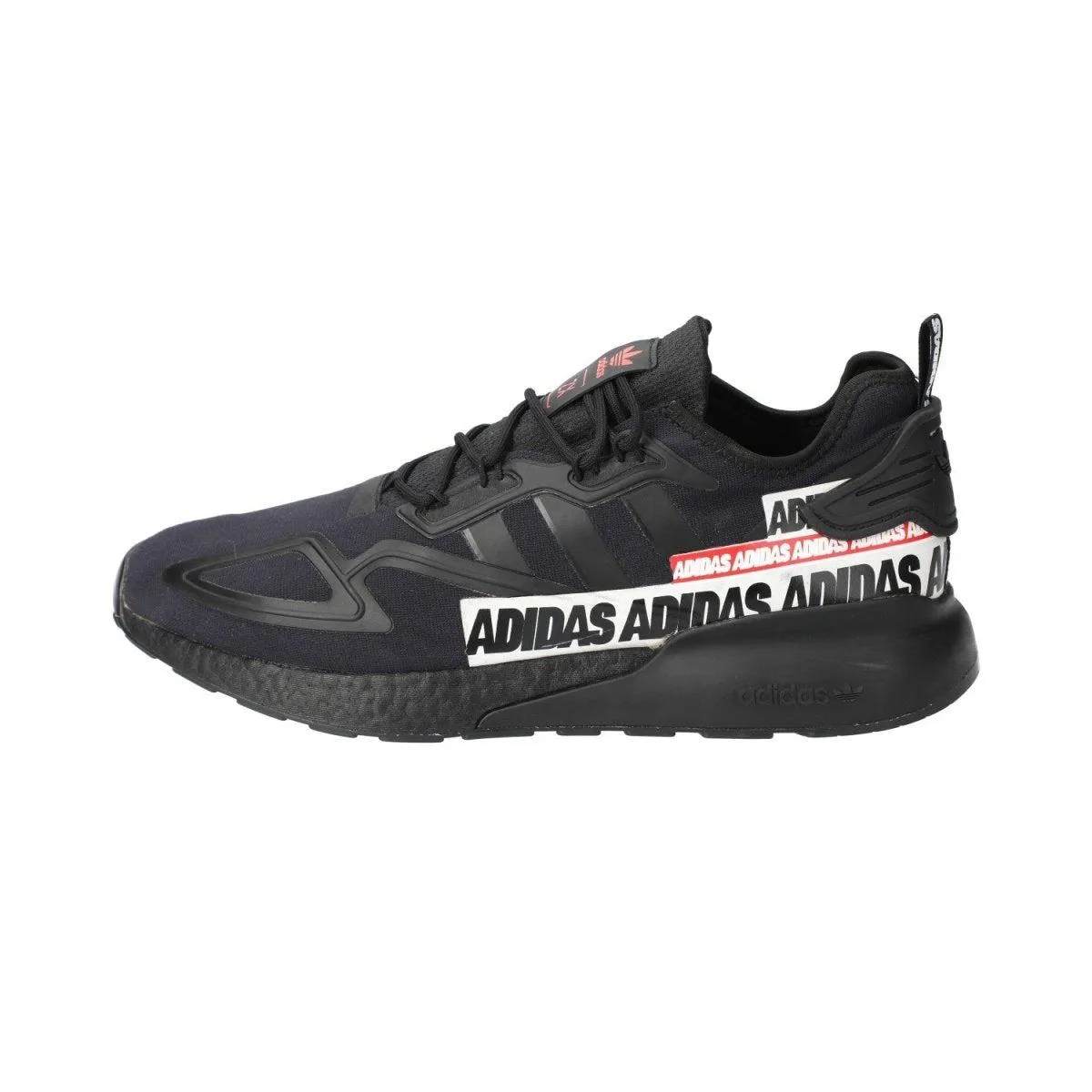 Adidas Zx 2K Boost Sport Shoes Fabric Black Colour For Men