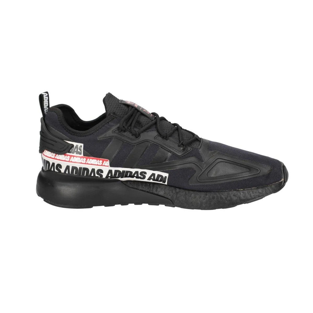 Adidas Zx 2K Boost Sport Shoes Fabric Black Colour For Men