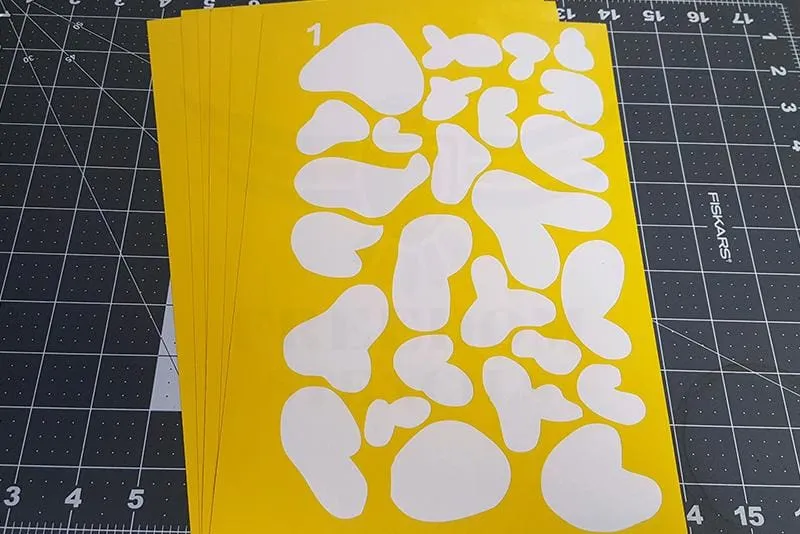 Auscam (DPCU) Camouflage Stencil Kit