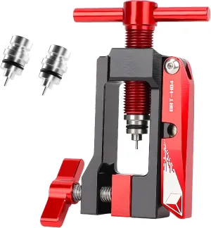 Bicycle Hydraulic Hose Fitting Insertion Tool, Oil Brake Needle Driver Installation, Bicycle Internal Wiring Tools Hydraulic Hose Cutter For Bicycle Olive Banjo Fitting Insert Install Head Press