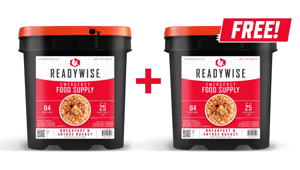 Buy an 84 Serving Bucket, Get One Free