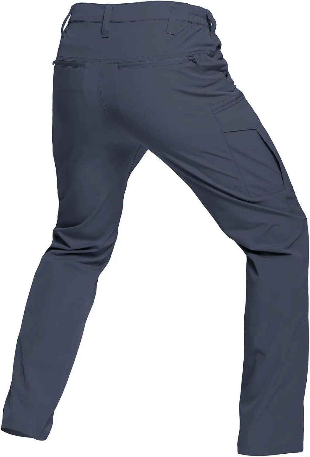 CARWORNIC Men's Quick Dry Tactical Hiking Pants Flex Water Resistant Lightweight Outdoor Fishing Cargo Work Pants 9 Pockets