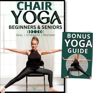 CHAIR YOGA FOR SENIORS DVD   Poster   Bonus Yoga DVD. Strength- Energize- Healing- Relieve Stress. Chair yoga DVD for beginners. Yoga chair exercises for seniors DVD. Yoga videos for beginners DVD.