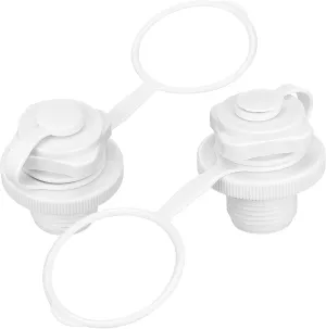 Garneck 2Pcs Inflatable Boat Air Valves Inflate Valve Adapter for Kayaks and Rafts Durable Screw Type Design for Secure Sealing for Air Mattresses