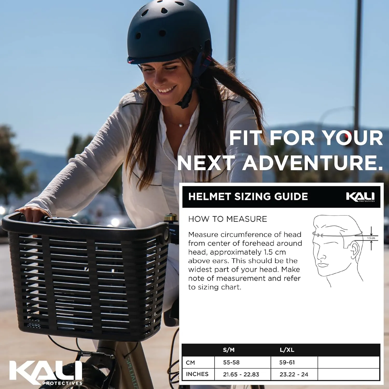 Kali Protectives Saha Cycling Helmets for Adults - Mountain Bike Helmet with Bio-Dome Construction; Helmet with Fidlock Snap Buckle; Snap-Fit Removable Visor, and Locking Sliders