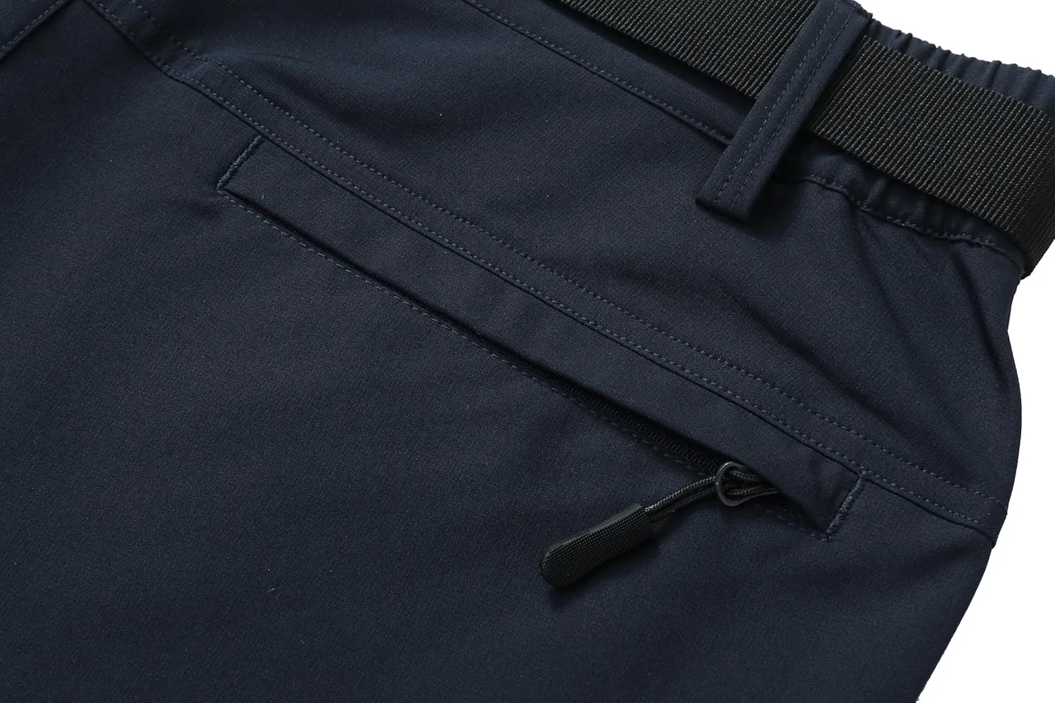 Men's Lightweight Hiking Pants Quick-Dry Waterproof Outdoor Cargo Pants with Stretchable Waist