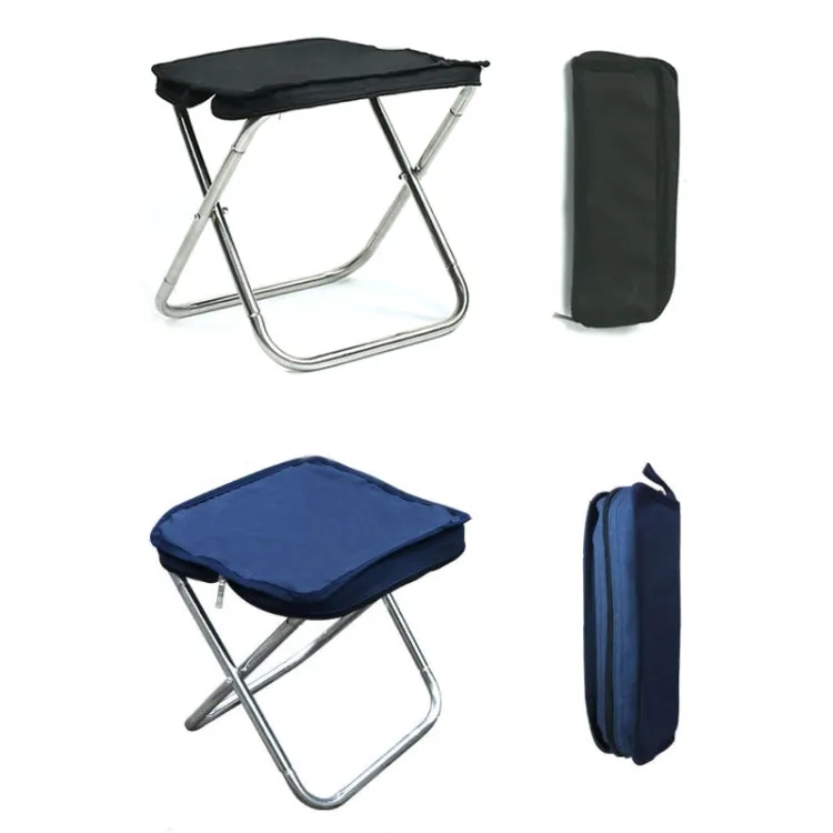 Outdoor Portable Handbag Folding Fishing Stool(Black)