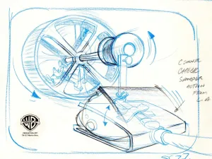 Pinky And The Brain Original Production Drawing: Pinky