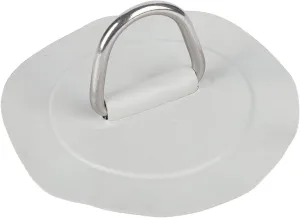 Pissente D Ring Pad, 150mm/6in Surf D Ring Pad Patch PVC Stainless Steel D Ring Patch Boating Equipment for Inflatable Boat Raft Kayak Small Boats Canoe Surfboard, No Glue Included