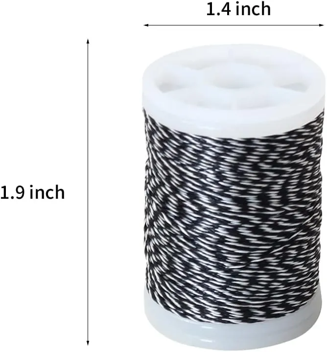 SOPOGER Archery Bow String Serving Thread 131 yard/120 m Durable Nylon Bowstring Serving Thread for Compound Recurve Bow Tying Peep Sight Nock Point