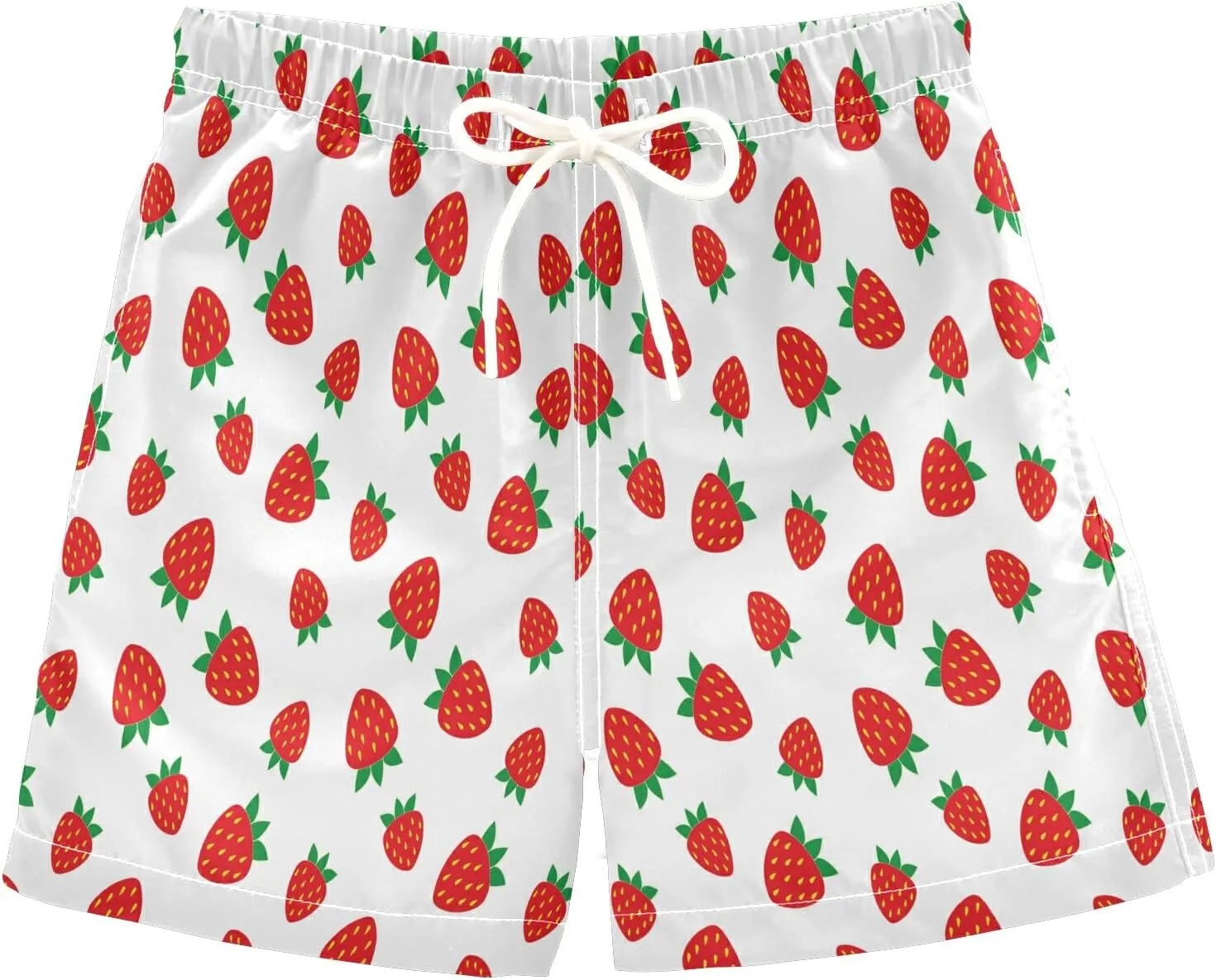 Strawberry Boys Swim Trunks Toddler Swim Board Shorts Quick Dry Little Boy Swimwear Bathing Suits