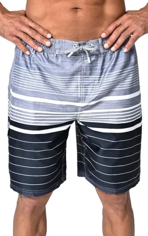US Apparel Mens Swim Trunks with Pockets Swim Shorts Quick Dry 4-Way Stretch Material Mesh Lining Beach Swimwear