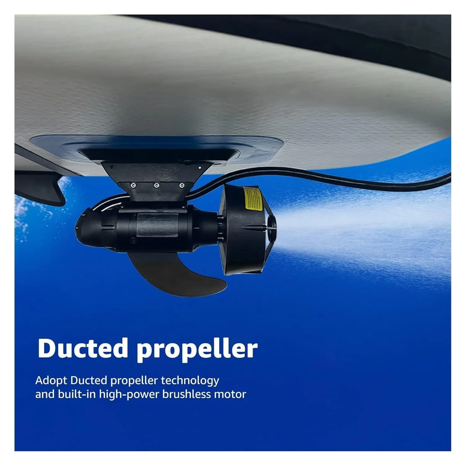Waterproof Motorized Surf Fin Jet Powered Surfboard Kit Electric Motor with Battery Case Electric Fin Stand Up Paddle Board Push Motor SUP Surf Kayak,600W 58AH (600W 58AH)