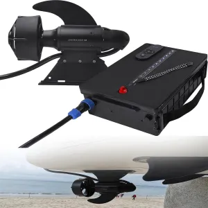 Waterproof Motorized Surf Fin Jet Powered Surfboard Kit Electric Motor with Battery Case Electric Fin Stand Up Paddle Board Push Motor SUP Surf Kayak,600W 58AH (600W 58AH)